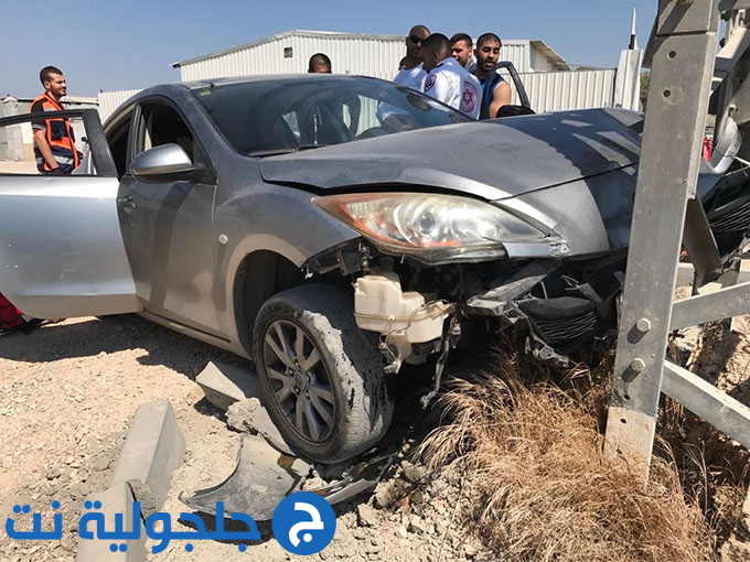 ثلاثة اصابات طفيفة في حادث طرق في كفر برا
